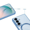 Custodia MagSafe Tech-Protect Magflex per Samsung Galaxy S26, azzurro cielo
