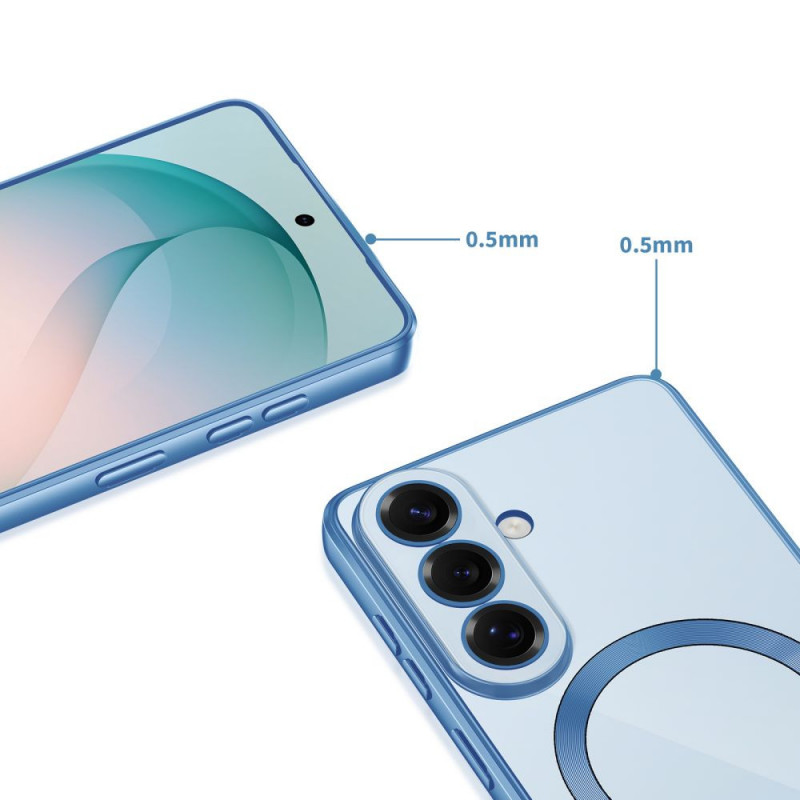 Custodia MagSafe Tech-Protect Magflex per Samsung Galaxy S26, azzurro cielo