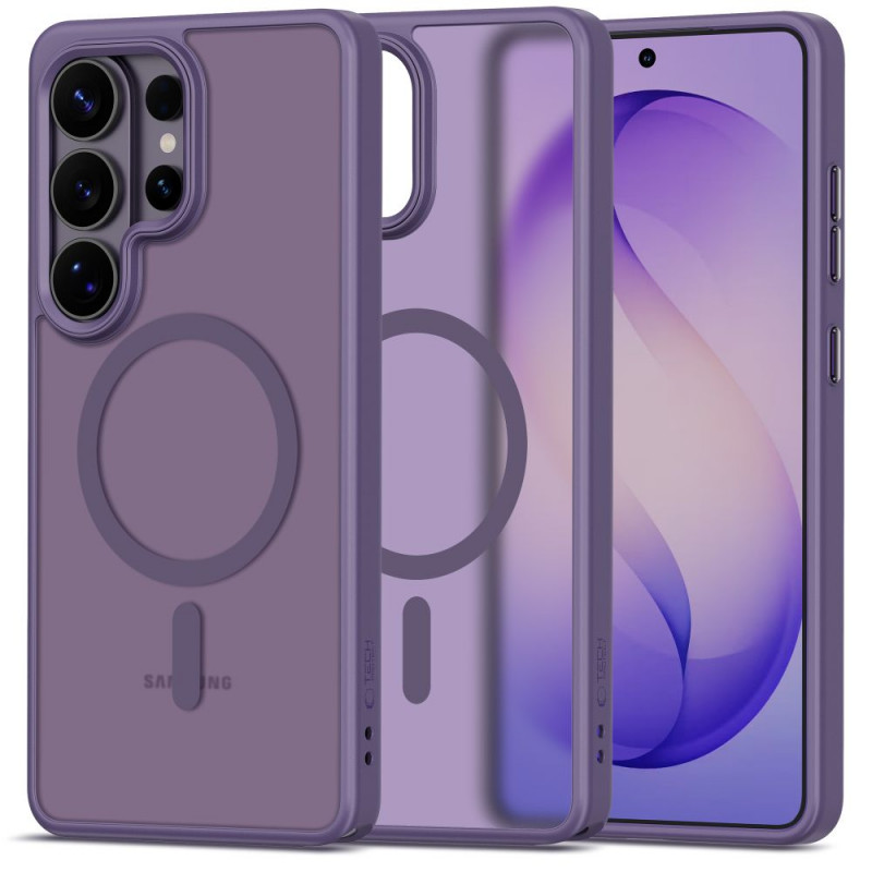 Custodia MagSafe Tech-Protect Magmat per Samsung Galaxy S26 Ultra, viola cobalto opaco