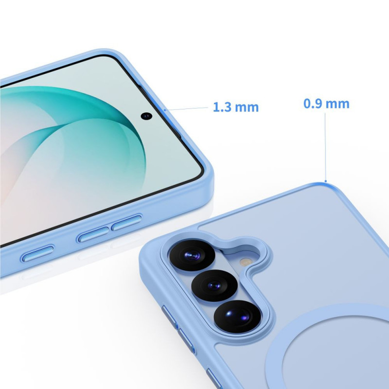 Custodia MagSafe Tech-Protect Magmat per Samsung Galaxy S26, azzurro cielo opaco