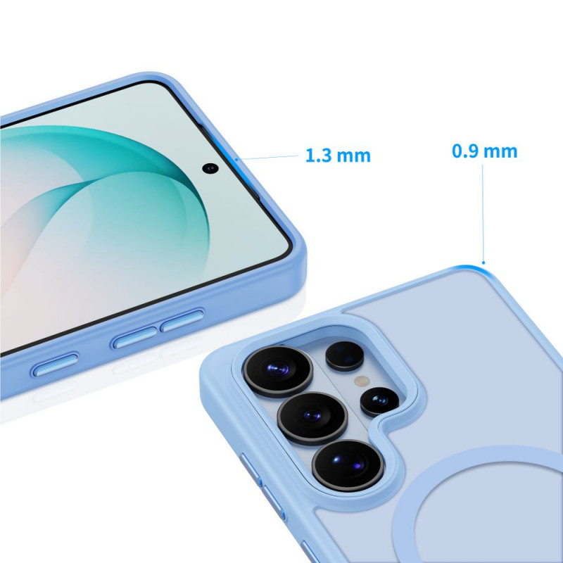 Custodia Tech-Protect Magmat MagSafe per Samsung Galaxy S26 Ultra, azzurro cielo opaco