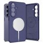 Custodia in silicone MagSafe Tech-Protect per Samsung Galaxy S26, Cobalt Violet