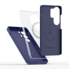 Custodia in silicone MagSafe Tech-Protect per Samsung Galaxy S26 Ultra, viola cobalto