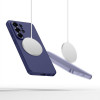 Custodia in silicone MagSafe Tech-Protect per Samsung Galaxy S26 Ultra, viola cobalto