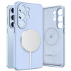Custodia in silicone MagSafe Tech-Protect per Samsung Galaxy S26 Ultra, azzurro cielo