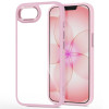 Custodia Tech-Protect Magmat per Apple iPhone 16e / 17e, rosa tenue/trasparente