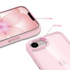 Custodia Tech-Protect Magmat per Apple iPhone 16e / 17e, rosa tenue/trasparente