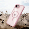 Custodia Magmat MagSafe Tech-Protect per Apple iPhone 16e / 17e, rosa tenue/trasparente