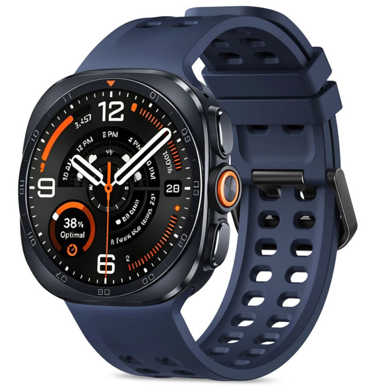 Cinturino in silicone Tech-Protect Silicone Air per Samsung Galaxy Watch Ultra 1 / 2 (2024-2026) 47 mm, blu navy