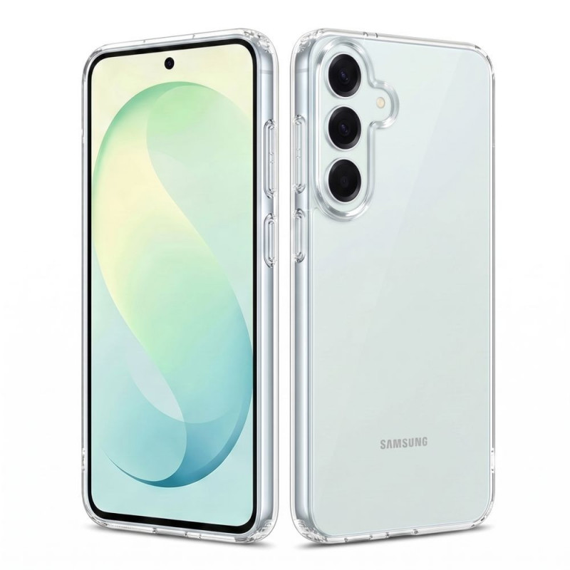 Custodia Tech-Protect Flexair Hybrid per Samsung Galaxy S26 FE trasparente