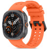 Cinturino in silicone Tech-Protect Silicone Air per Samsung Galaxy Watch Ultra 1 / 2 (2024-2026) 47 mm, arancione mandarino