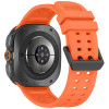 Cinturino in silicone Tech-Protect Silicone Air per Samsung Galaxy Watch Ultra 1 / 2 (2024-2026) 47 mm, arancione mandarino