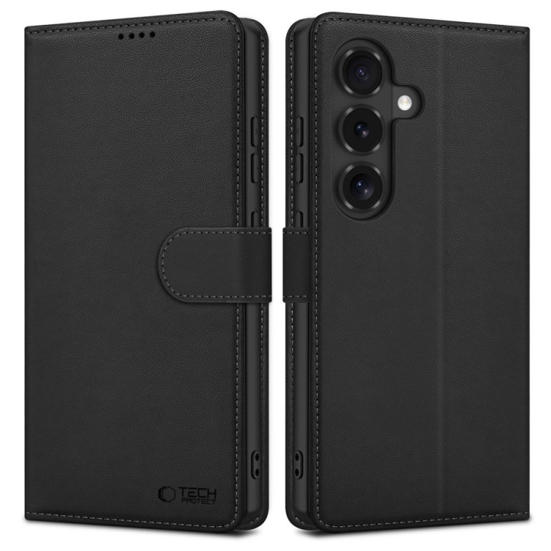 Custodia portafoglio Tech-Protect per Samsung Galaxy S26 FE nera