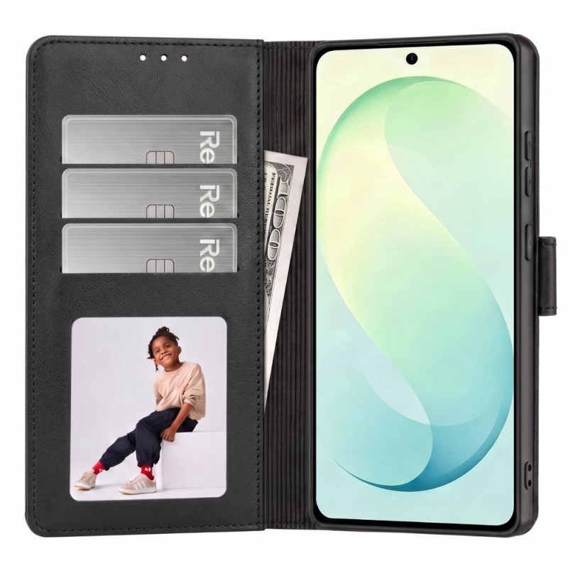 Custodia portafoglio Tech-Protect per Samsung Galaxy S26 FE nera