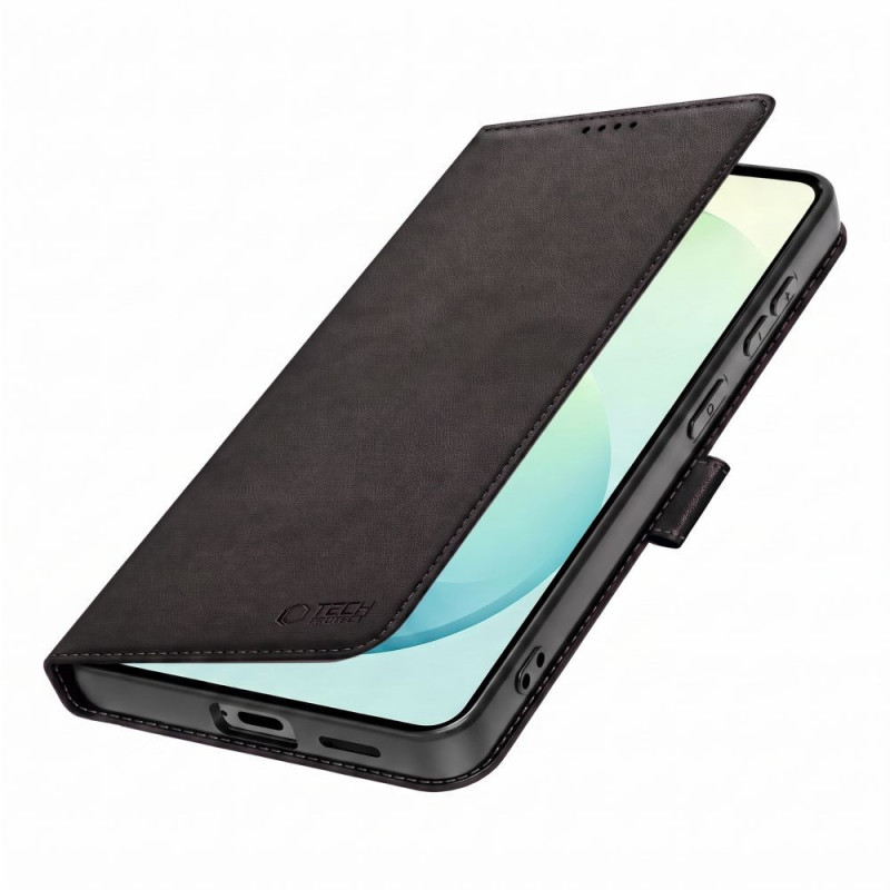 Custodia portafoglio Tech-Protect per Samsung Galaxy S26 FE nera