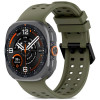 Cinturino in silicone Tech-Protect Silicone Air per Samsung Galaxy Watch Ultra 1 / 2 (2024-2026) 47 mm, verde oliva
