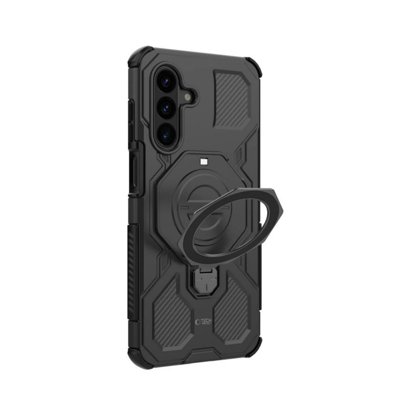 Custodia Tech-Protect TacticStand MagSafe per Samsung Galaxy A17 / A18 4G / 5G nero opaco
