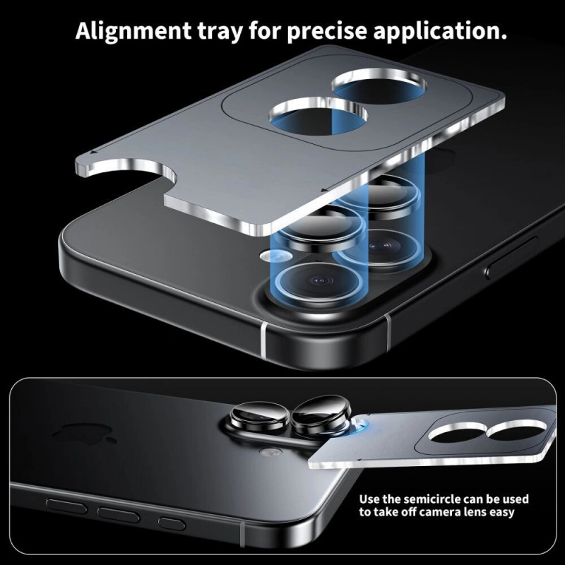 Tech Protect Tech-Protect Camring Fit+ THP5094 Copertura fotocamera Xiaomi Redmi Note 15 Pro 5G / 15 Pro+ 5G / POCO M8 Pro, nero