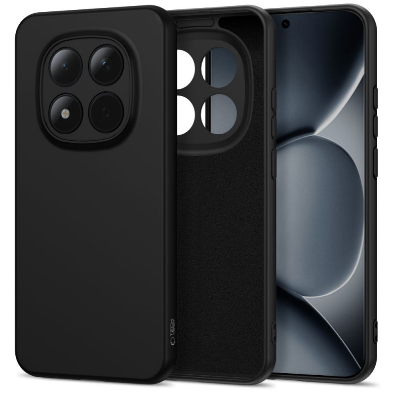 Custodia in silicone Tech-Protect Icon per Xiaomi Redmi Note 15 Pro 5G, nera