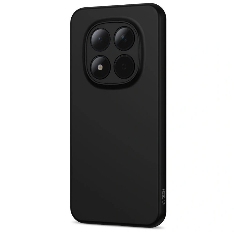 Custodia in silicone Tech-Protect Icon per Xiaomi Redmi Note 15 Pro 5G, nera