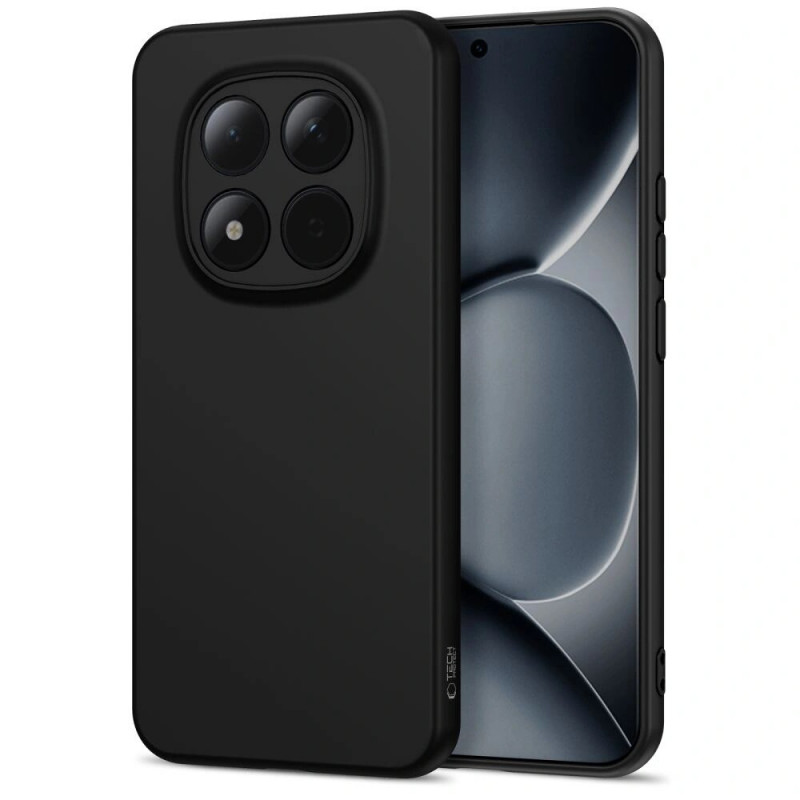 Custodia in silicone Tech-Protect Icon per Xiaomi Redmi Note 15 Pro 5G, nera