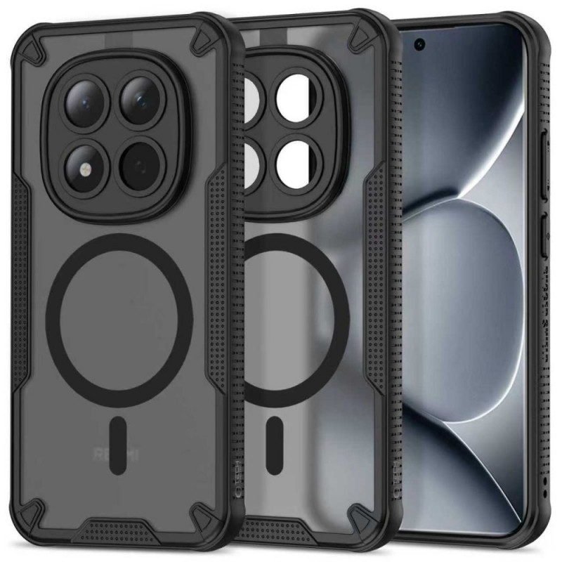 Custodia Tech-Protect Rugged Shield MagSafe per Xiaomi Poco M8 Pro / Redmi Note 15 Pro+ 5G, nero opaco