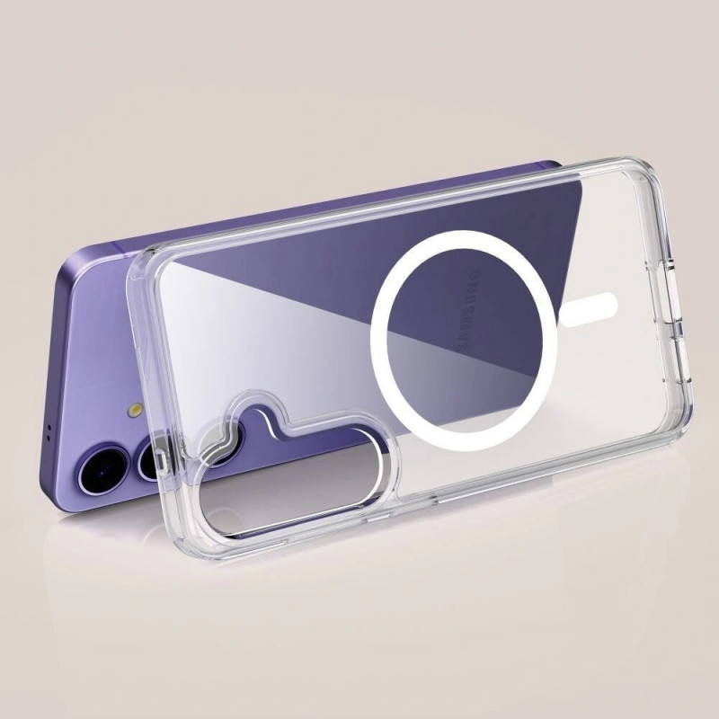 Custodia Tech-Protect FlexAir MagSafe per Samsung Galaxy S26, trasparente