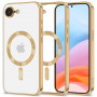 Custodia MagFlex MagSafe Tech-Protect THP3927 per Apple iPhone 17e / 16e, oro brillante