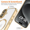 Custodia MagFlex MagSafe Tech-Protect THP3927 per Apple iPhone 17e / 16e, oro brillante