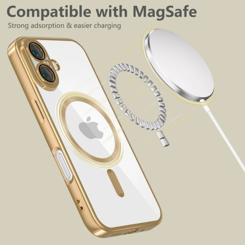 Custodia MagFlex MagSafe Tech-Protect THP3927 per Apple iPhone 17e / 16e, oro brillante
