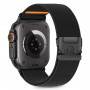 Cinturino per orologio Tech-Protect Nylon Clasp per Apple Watch 6 / 7 / 8 / 9 / 10 / SE / Ultra 1 / 2 44/45/46/49 mm, nero
