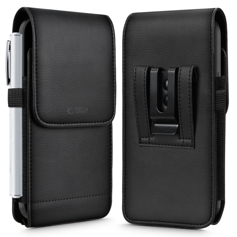 Custodia universale per telefono Tech-Protect SM75 per smartphone da 5,8-6,8 pollici, nera