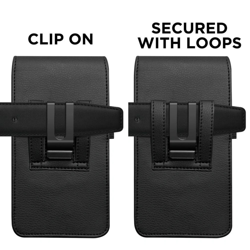 Custodia universale per telefono Tech-Protect SM75 per smartphone da 5,8-6,8 pollici, nera