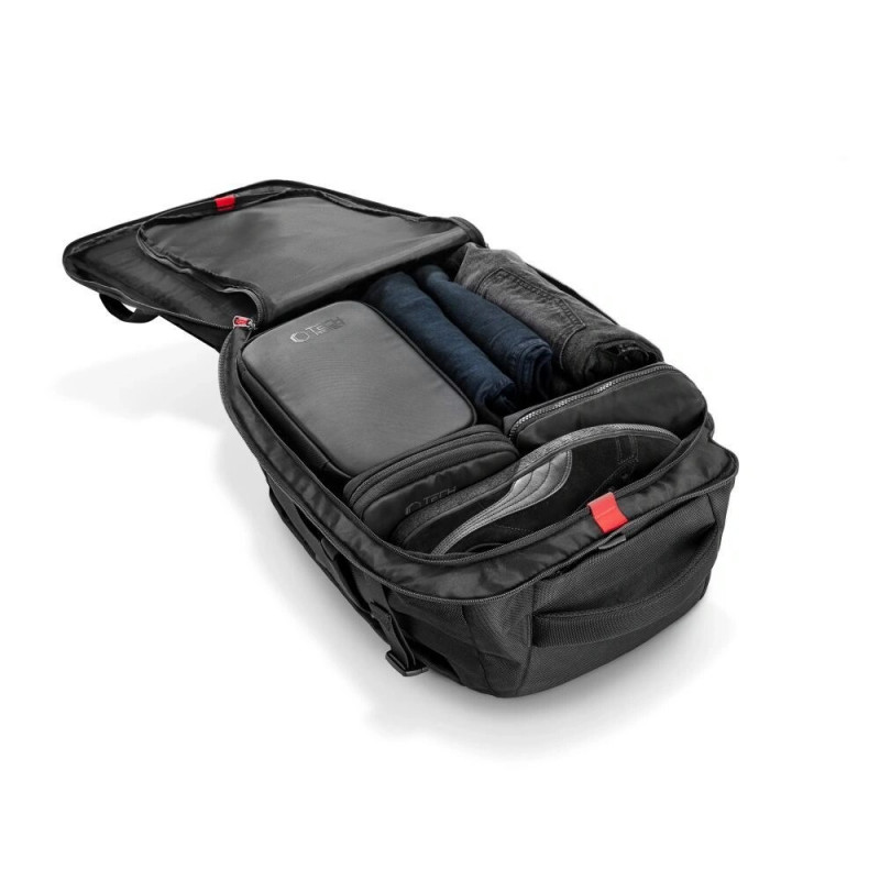 Zaino da cabina per laptop da viaggio Tech-Protect Defender S40 Ryanair & Wizzair, 20 L, 40x20x25 cm, nero