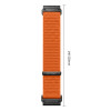 Cinturino per orologio Tech-Protect NylonLoop Garmin Fenix 5X / 5X Plus / 6X / 6X Pro / 7X / 8 / 8 Pro / 9 / 9 Pro (51 mm), arancione segnale