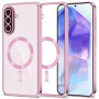 Custodia MagFlex MagSafe per Samsung Galaxy A56 5G, oro rosa Tech-Protect