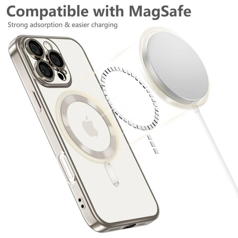 Custodia MagFlex MagSafe per Samsung Galaxy A56 5G, oro rosa Tech-Protect