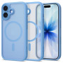 Custodia Tech-Protect MagPeak MagSafe CC per Apple iPhone 17, blu nebbia opaco