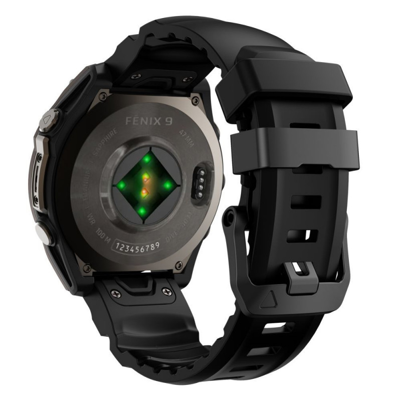 Cinturino per orologio Tech-Protect Motion Garmin Fenix 5X / 5X Plus / 6X / 6X Pro / 7X / 8 / 8 Pro / 9 / 9 Pro (47 mm), nero