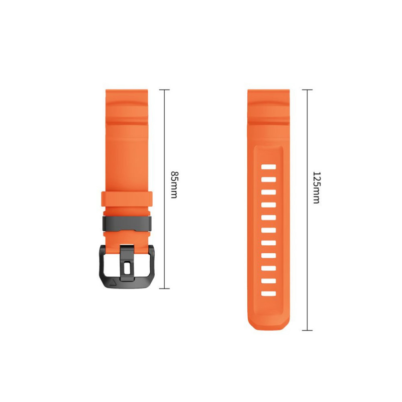 Cinturino per orologio Tech-Protect Motion Garmin Fenix 5X / 5X Plus / 6X / 6X Pro / 7X / 8 / 8 Pro / 9 / 9 Pro (47 mm), arancione segnale