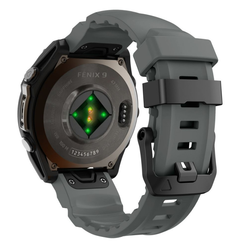 Cinturino per orologio Tech-Protect Motion Garmin Fenix 5X / 5X Plus / 6X / 6X Pro / 7X / 8 / 8 Pro / 9 / 9 Pro (51 mm), grigio tempesta