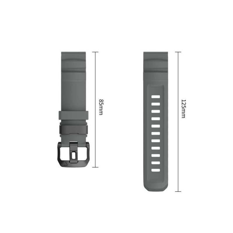 Cinturino per orologio Tech-Protect Motion Garmin Fenix 5X / 5X Plus / 6X / 6X Pro / 7X / 8 / 8 Pro / 9 / 9 Pro (51 mm), grigio tempesta