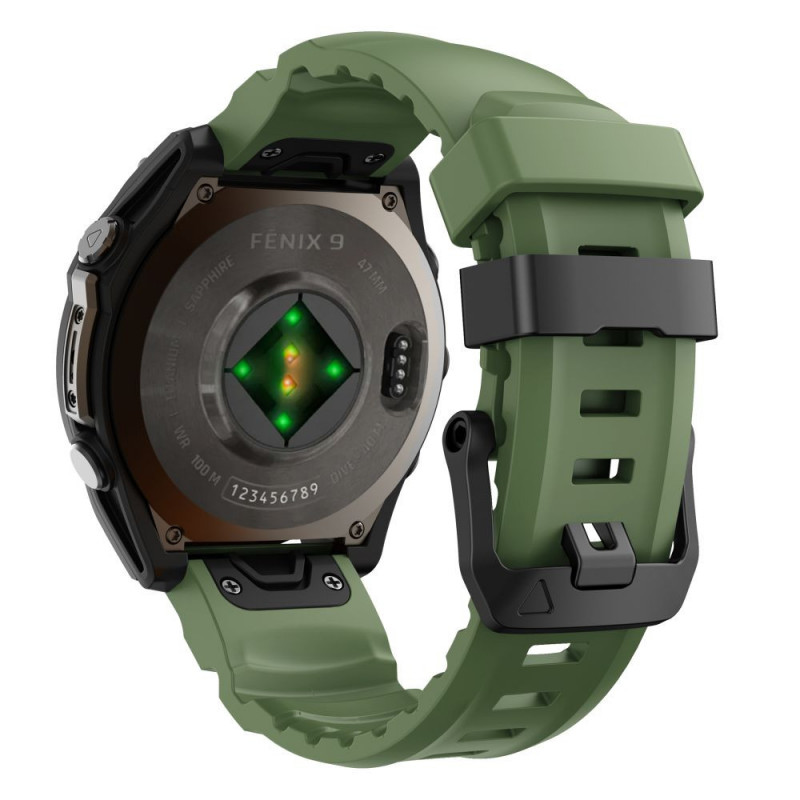 Cinturino per orologio Tech-Protect Motion Garmin Fenix 5X / 5X Plus / 6X / 6X Pro / 7X / 8 / 8 Pro / 9 / 9 Pro (51 mm), verde militare