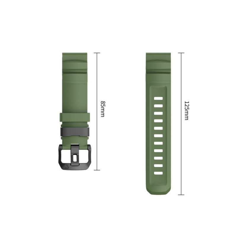 Cinturino per orologio Tech-Protect Motion Garmin Fenix 5X / 5X Plus / 6X / 6X Pro / 7X / 8 / 8 Pro / 9 / 9 Pro (51 mm), verde militare