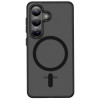Custodia Tech-Protect Magmat MagSafe per Samsung Galaxy S26+, nero opaco