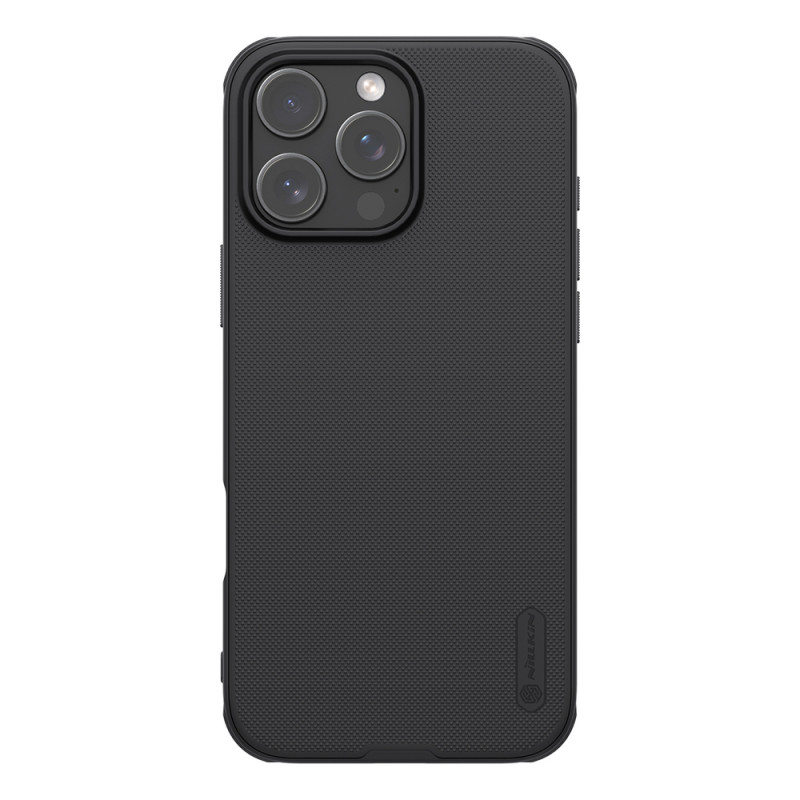 Custodia Nillkin Super Frosted Shield Pro per Apple iPhone 16 Pro, nera