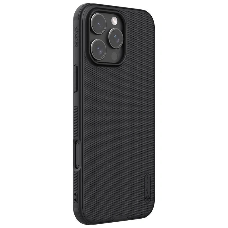 Custodia Nillkin Super Frosted Shield Pro per Apple iPhone 16 Pro, nera