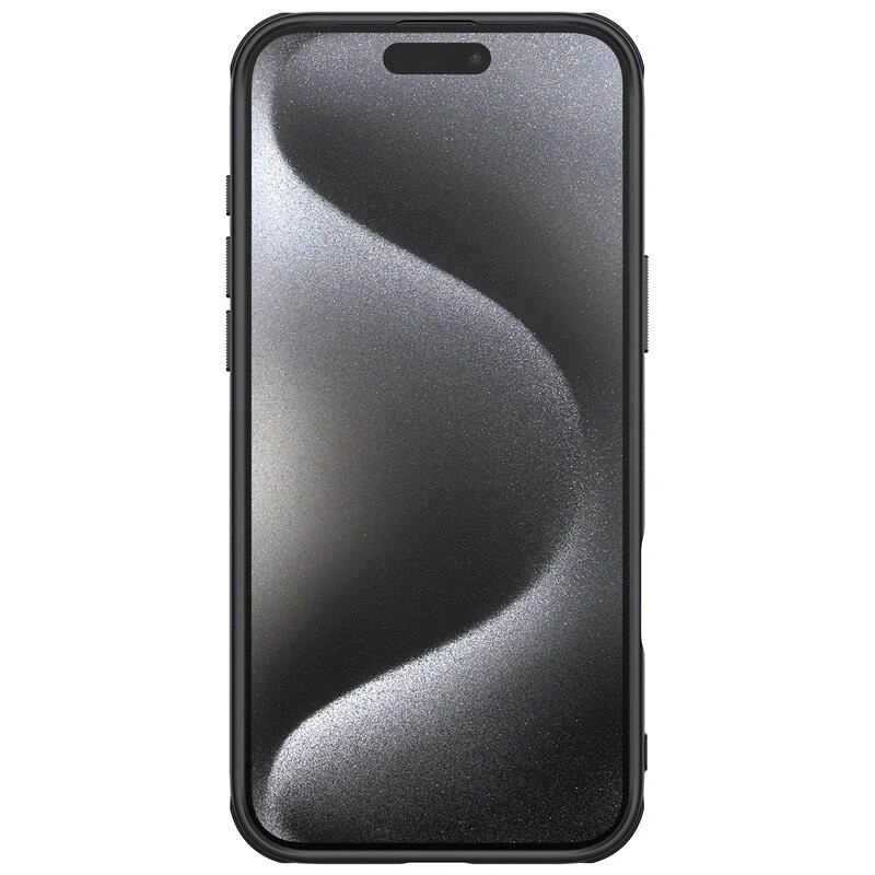Custodia Nillkin Super Frosted Shield Pro per Apple iPhone 16 Pro, nera