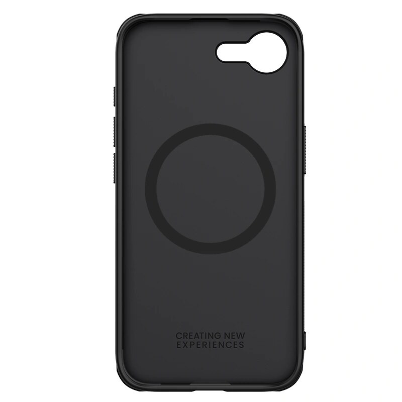 Custodia magnetica Nillkin Super Frosted Shield Pro per Apple iPhone 17e / 16e, nera