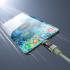 Cavo USB-C a USB-C Choetech XCC-1068 PD 60W con display, 1,2 m, verde